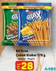 ETİ CRAX ÇUBUK KRAKER 175 G